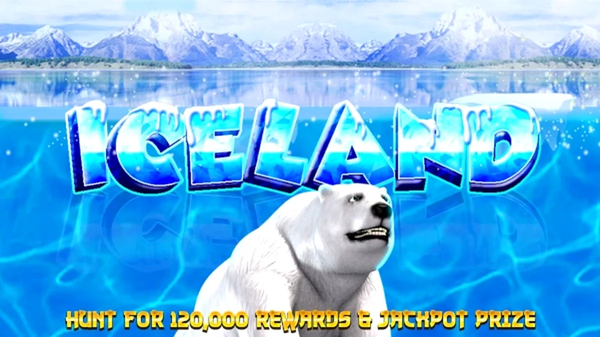 Tampilan visual slot Iceland bertema es yang dingin