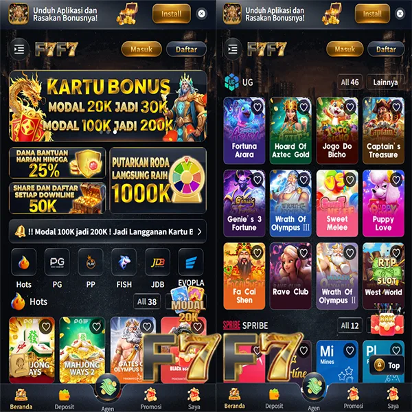 F7F7 Bonus Member Baru 100%